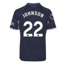 Tottenham Hotspur Brennan Johnson #22 Bortatröja 2023-24 Korta ärmar